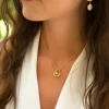 Claudia Bradby Pendant Gold Necklace - At Gifted Boston Spa