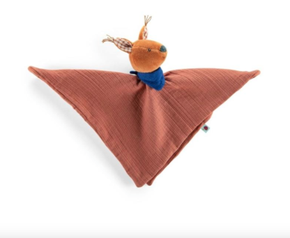 Moulin Roty Pomme des Bois Squirrel Muslin Comforter (675016) - Image 3