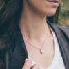 Claudia Bradby Mother and Child White Pearl Pendant Silver Necklace - Image 3