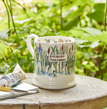 Emma Bridgewater Kingfisher and Bulrush 1/2 Pint Mug - Image 2