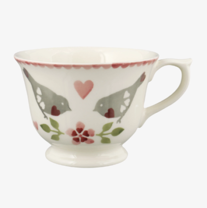 Emma Bridgewater Lovebirds Large Teacup and Saucer Boxed - Image 3