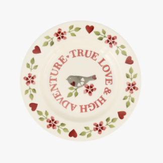 Emma Bridgewater Lovebirds 8.5 Inch Plate