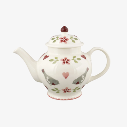 Emma Bridgewater Lovebirds 3 Mug Teapot