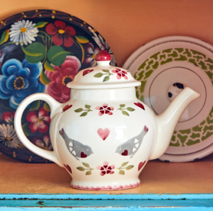 Emma Bridgewater Lovebirds 3 Mug Teapot - Image 2