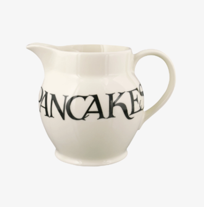 Emma Bridgewater Black Toast Pancakes 1 1/2 Pint Jug