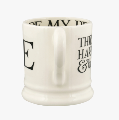 Emma Bridgewater Black Toast You and Me Set Of 2 1/2 Pint Mugs Boxed - Image 5