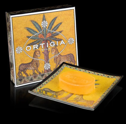 Ortigia Sicilia Zagara Olive Oil Soap & Glass Plate Boxed