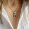 Tutti & Co Capture Necklace Gold (NE607G)