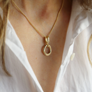 Tutti & Co Capture Necklace Gold (NE607G)