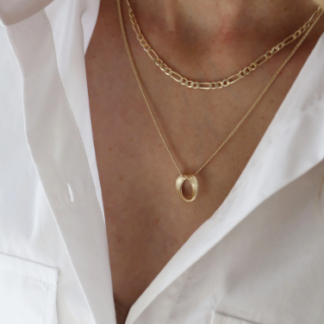 Tutti & Co Cypress Necklace Gold (NE611G)
