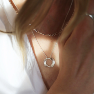 Tutti & Co Cypress Necklace Silver (NE611S)
