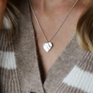 Tutti & Co Sweetheart Necklace Silver (NE612S)