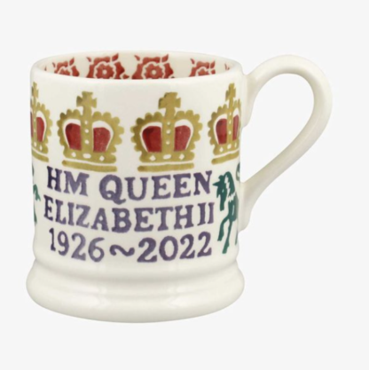 Emma Bridgewater Queen Elizabeth II 1/2 Pint Mug