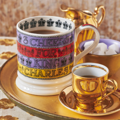 Emma Bridgewater 3 Cheers For King Charles III 1/2 Pint Mug - Image 5