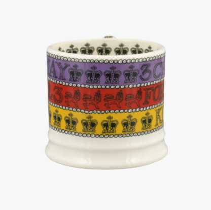 Emma Bridgewater 3 Cheers For King Charles lll Small Mug - Image 4