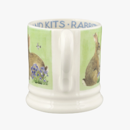 Emma Bridgewater Bright New Morning Rabbits and Kits 1/2 Pint Mug - Image 5
