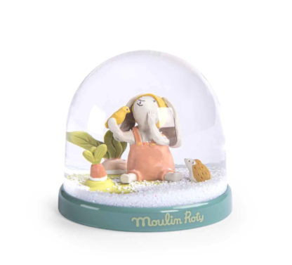 Moulin Roty "Trois Petite Lapin" Snow Globe (678175)