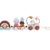 Moulin Roty "Les Jouets" Pull Along Activity Train - Image 2