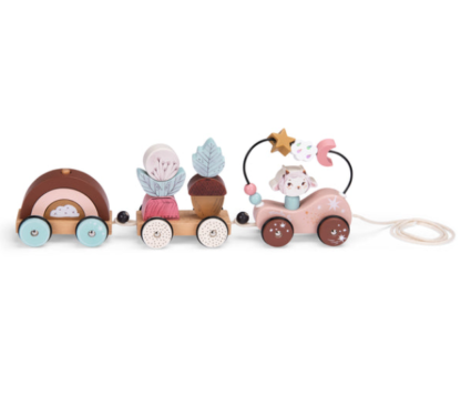 Moulin Roty "Les Jouets" Pull Along Activity Train
