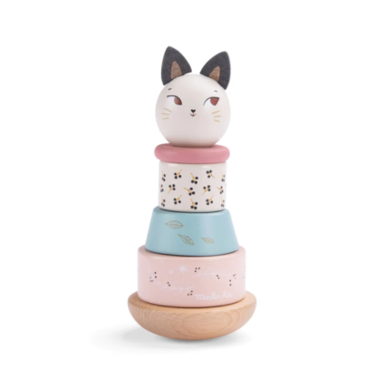 Moulin Roty "Les Jouets" Roly-poly Stacking Cat