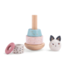 Moulin Roty "Les Jouets" Roly-poly Stacking Cat - Image 3