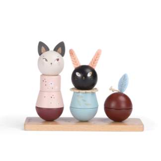 Moulin Roty "Les Jouets" Stack-up Cat Trio