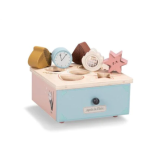 Moulin Roty Box With Push In Shapes Apres La Pluie (715364)
