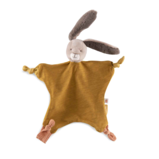 Moulin Roty Ochre Rabbit Comforter Trois Petite Lapins (678017)