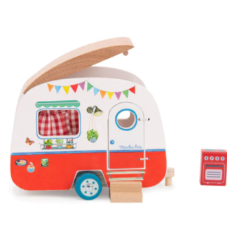 Moulin Roty Wooden Toy Caravan (632432)