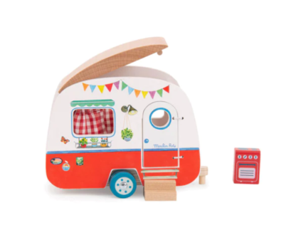 Moulin Roty Wooden Toy Caravan (632432)