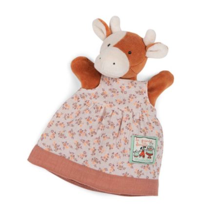 Moulin Roty Hand Puppet Cow Charlotte La Grande Famille (632221) - Image 2