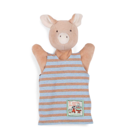 Moulin Roty Hand Puppet Pig Philemon La Grande Famille (632222)