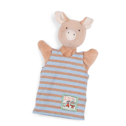 Moulin Roty Hand Puppet Pig Philemon La Grande Famille (632222) - Image 2