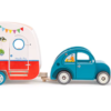 Moulin Roty Wooden Toy Caravan (632432) - Image 4