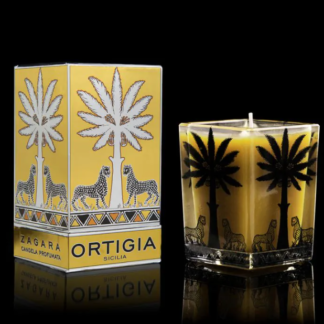Ortigia Sicilia Zagara Large Square Candle