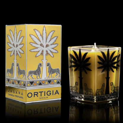 Ortigia Sicilia Zagara Large Square Candle
