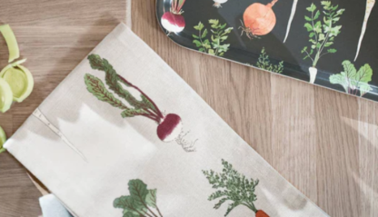 Sophie Allport Home Grown Tea Towel - Image 2