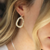Tutti & Co Cassia Earrings Silver/Gold (EA508S)
