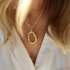 Tutti & Co Cassia Necklace Silver/Gold (NE614S) - Image 4