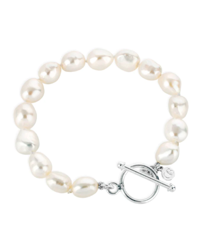Claudia Bradby Baroque Hand Knotted Pearl Bracelet - Image 2