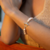 Claudia Bradby Baroque Hand Knotted Pearl Bracelet