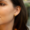 Claudia Bradby Love Knot Pearl Stud Earring Gold - Image 3