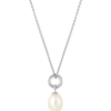 Claudia Bradby Unita Organic Pearl Pendant Necklace Silver - Image 2