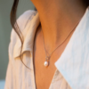 Claudia Bradby Unita Organic Pearl Pendant Necklace Silver - Image 3