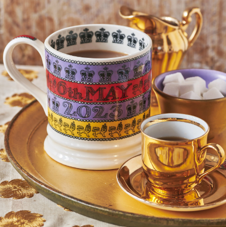 Emma Bridgewater 3 Cheers For King Charles III 1 Pint Mug - Image 5