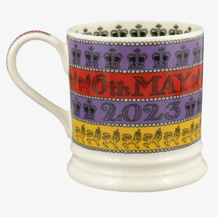 Emma Bridgewater 3 Cheers For King Charles III 1 Pint Mug - Image 6