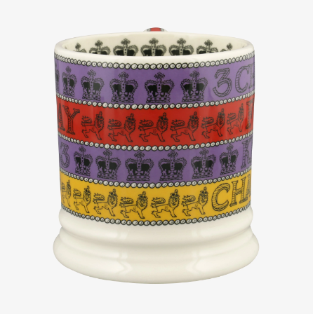 Emma Bridgewater 3 Cheers For King Charles III 1 Pint Mug - Image 8