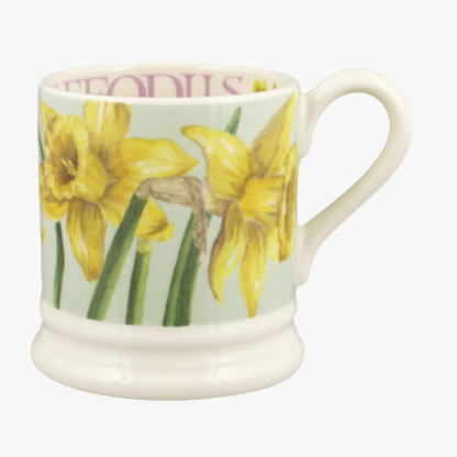 Emma Bridgewater Daffodils and Narcissus Set Of 2 1/2 Pint Mugs Boxed 2023 - Image 7