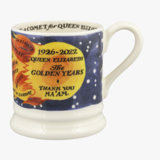 Emma Bridgewater Queen Elizabeth II Golden Years 1/2 Pint Mug