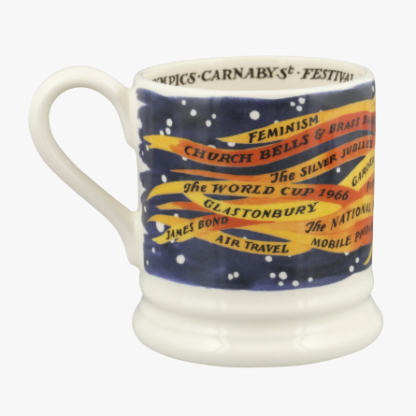 Emma Bridgewater Queen Elizabeth II Golden Years 1/2 Pint Mug - Image 2